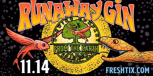 Runaway Gin at From the Earth Brewing Company \u2013 Ticketed, Inside Show.