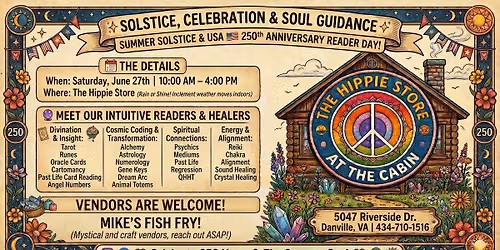 Summer Solstice & 250th USA Anniversary Reader Day!