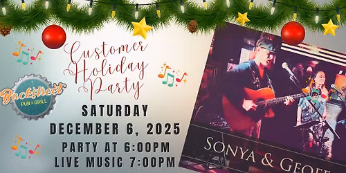 Backstreet\u2019s Customer Holiday Party 