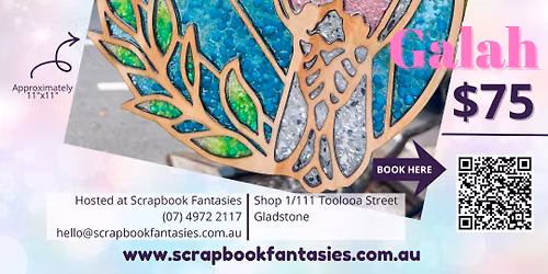 Crushed Glass Art Class - Multiple Project Options Available