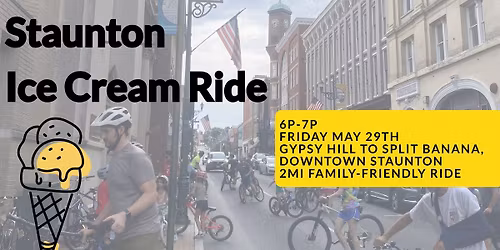 Staunton Ice Cream Ride