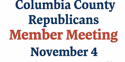 Republican Party of Columbia County member meeting