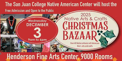 Native Arts & Crafts Christmas Bazaar