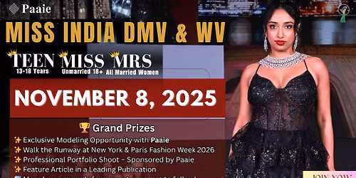 Miss India DC, MD, VA, & WV