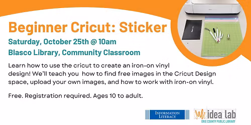 Beginner Cricut: Sticker @Blasco