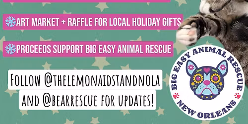 Lemonaid Stand for Big Easy Animal Rescue