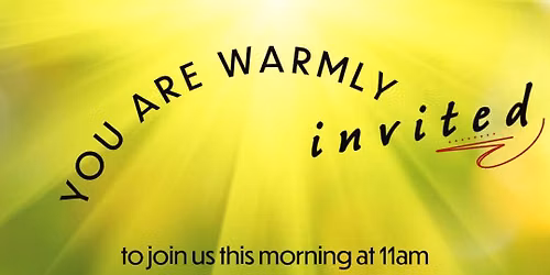 Join us Sunday mornings for our Sunday sermon