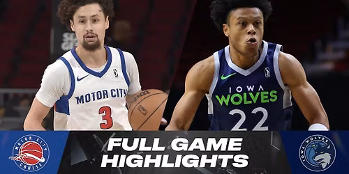 Parking Motor City Cruise at Iowa Wolves