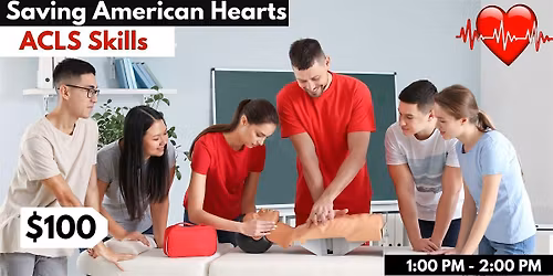 AHA ACLS Skills Session.