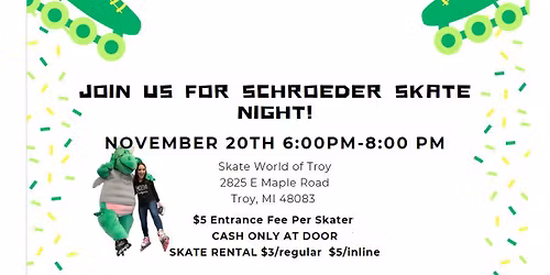 Schroeder Skate Night
