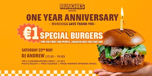 Munchies 1 Year Anniversary - 1