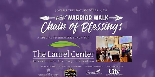 WOW Warrior Walk Chain of Blessings: Fundraiser for The Laurel Center