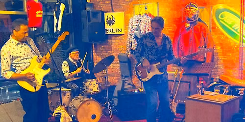 Steve Ajao's Blues Giants - close up & personal