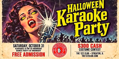 Halloween Karaoke and Dance Party - $300 Cash Prizes