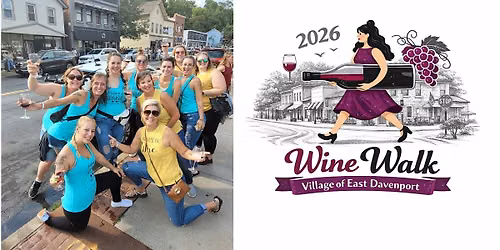 Village of East Davenport Wine Walk 2026