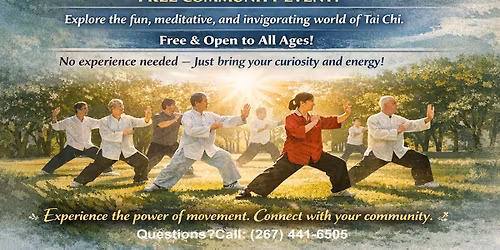 World Tai Chi Day @ Roosevelt Community Center - Middletown Township, PA