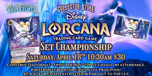 Lorcana TCG: Winterspell SET Championship! - CASE TOURNAMENT!