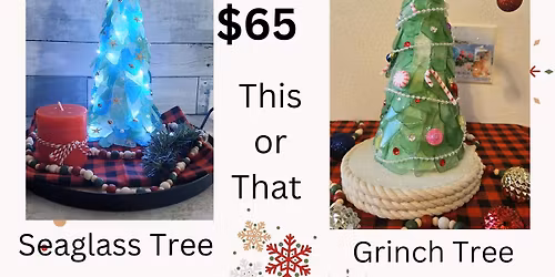 Seaglass Christmas Tree Workshop