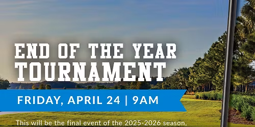 Member's End Of The Year Tournament