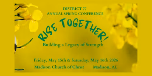 Rise Together: Toastmasters District 77 Spring Conference 2026
