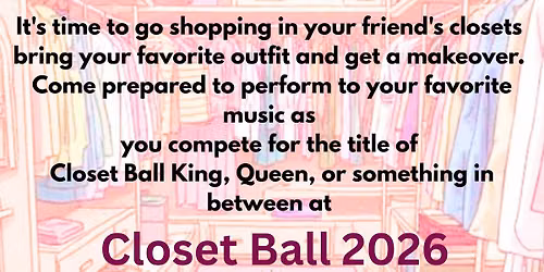 ISCEE 2026 Closet Ball!