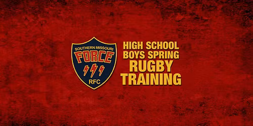 High School Boys Rugby Training