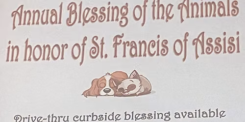 Annual Blessing of the Animals at Christ Anglican Catholic Church Rescheduled