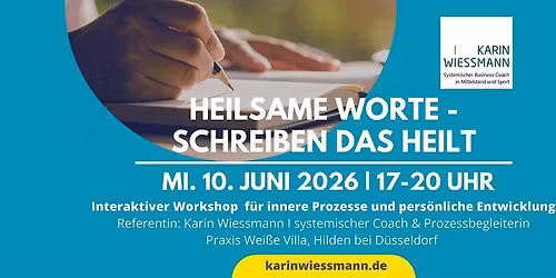 HEILSAME WORTE - SCHREIBEN DAS HEILT I Hilden bei D\u00fcsseldorf