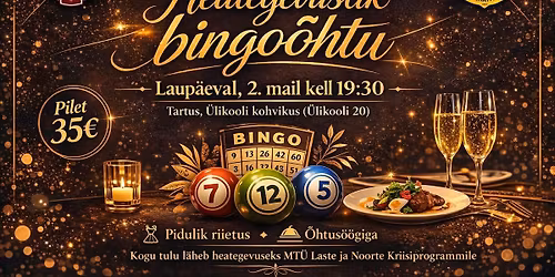 Heategevuslik BINGO \u00f5htus\u00f6\u00f6giga
