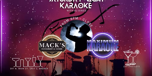 Saturday Night Karaoke