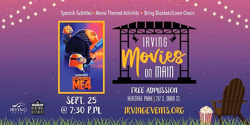 Movies on Main: Despicable Me 4
