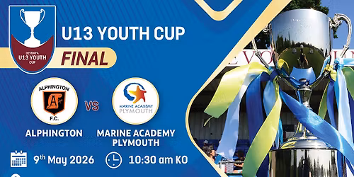 Alphington VS Marine Academy Plymouth | U13 Youth Cup Final 2026