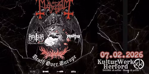 MAYHEM - "Death Over Europe" 2026 \/\/@KulturWerk - Herford