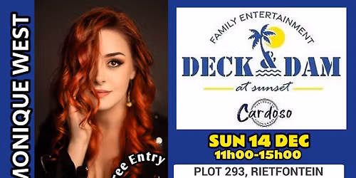 MONIQUE WEST @ CARDOSO DECK AND DAM AT SUNSET, PLOT 293, RIETFONTEIN, MULDERSDRIFT