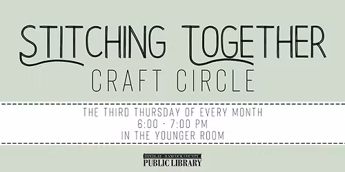 Stitching Together Craft Circle