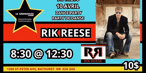 RIK REESE @ LE GREENHOUSE LOUNGE