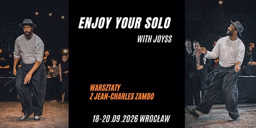 ENJOY YOUR SOLO WITH JOYSS - warsztaty solo jazz z Jean-Charles Zambo