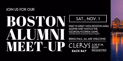 The The Red & Black's Boston Alumni Meet-up & Game Watch Party