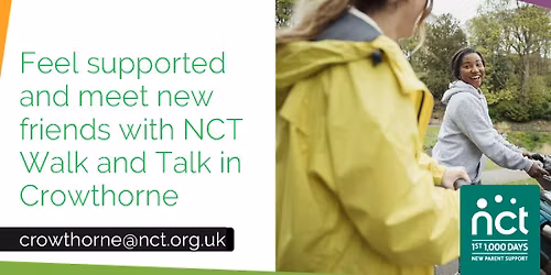 NCT - Crowthorne Walk and Talk - PRAMS AND SLINGS - FREE group for parents - Buckler\u2019s Park