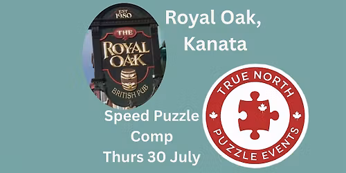Speed Puzzle Competition - July 30, 2026