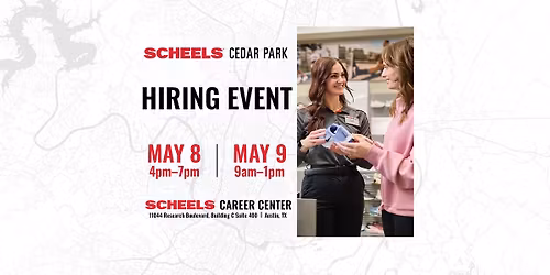 Cedar Park SCHEELS Part-Time Hiring Event