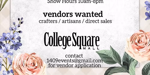 Mother's Day Vendor Market!