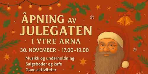 \u00c5pning av Julegaten i Ytre Arna