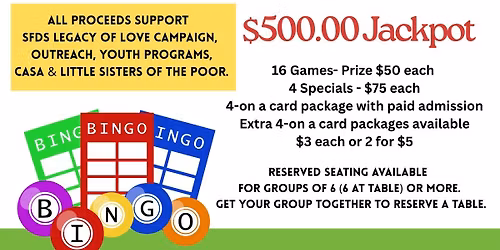 2ND Annual Luncheon Bingo