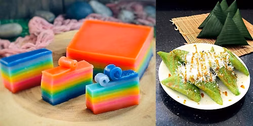 Christmasy Theme- Steamed 9-layer Kuih Lapis & Kuih Lopes