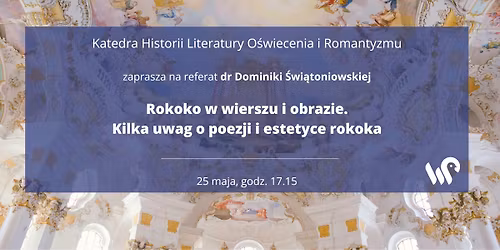 Rokoko w wierszu i obrazie. Kilka uwag o poezji i estetyce rokoka
