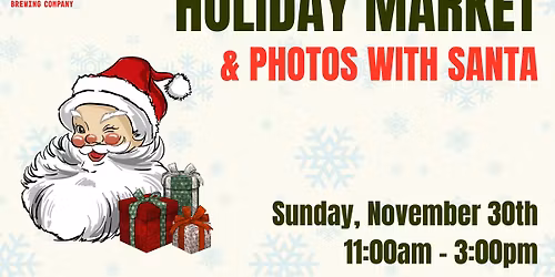 Holiday Market & Photos with Santa