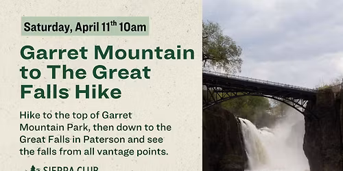 Garret Mountain to The Great Falls Hike, Paterson, NJ