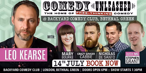 Leo Kearse at Comedy Unleashed (London)