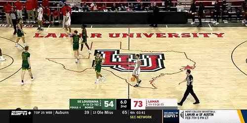 Lamar Cardinals vs. Southeastern Louisiana Lions